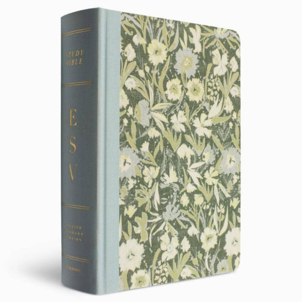 ESV Green Floral Artist Series Journaling Bible