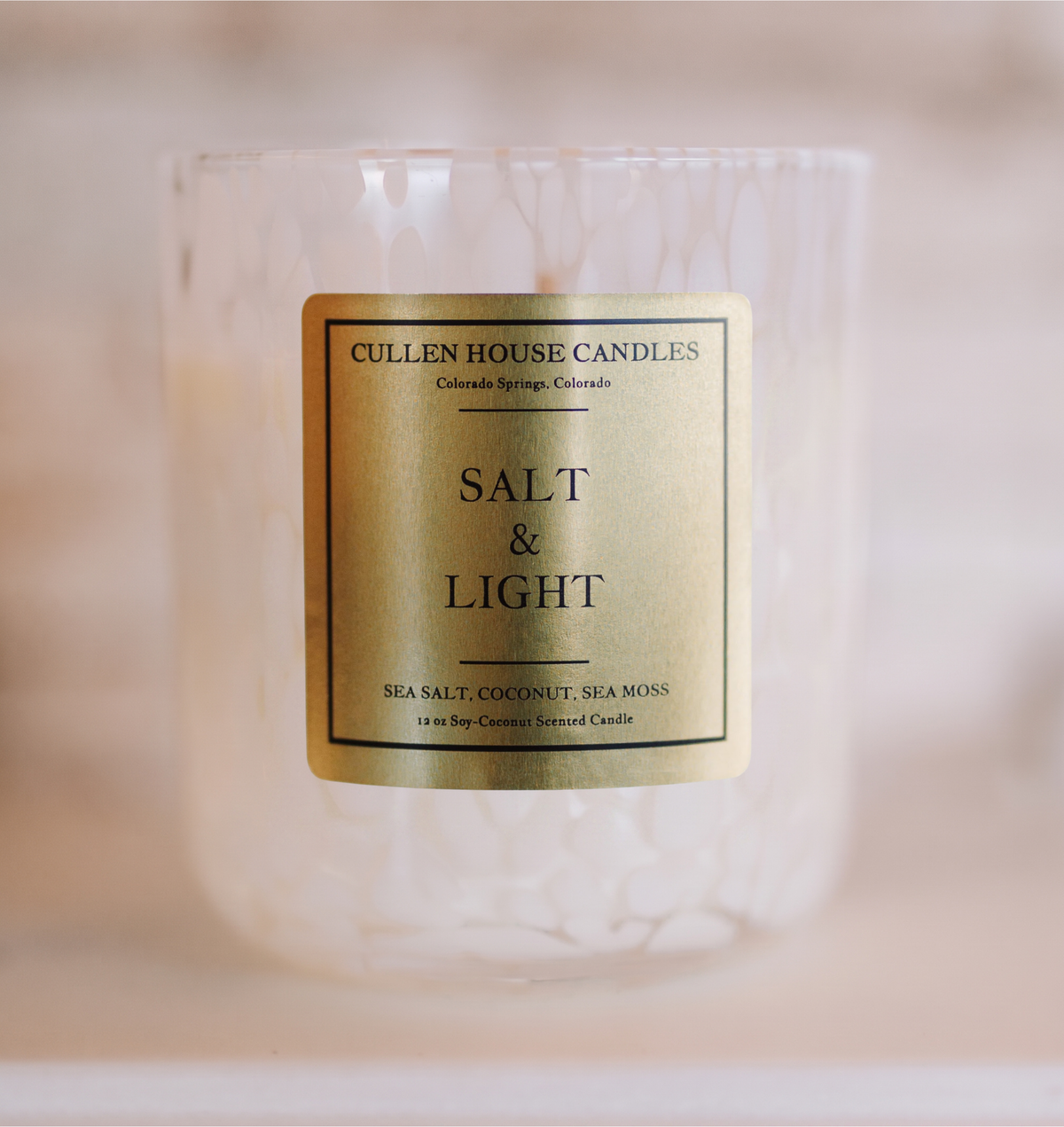 Salt and Light: Scripture Candle